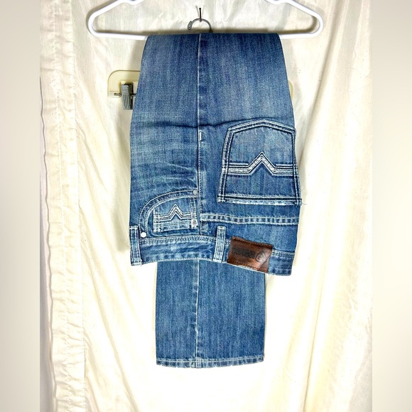 Rock and Roll Regular Fit Bootcut Jeans Size 18 R Or Measures 28x33 Preowned. - Picture 1 of 7